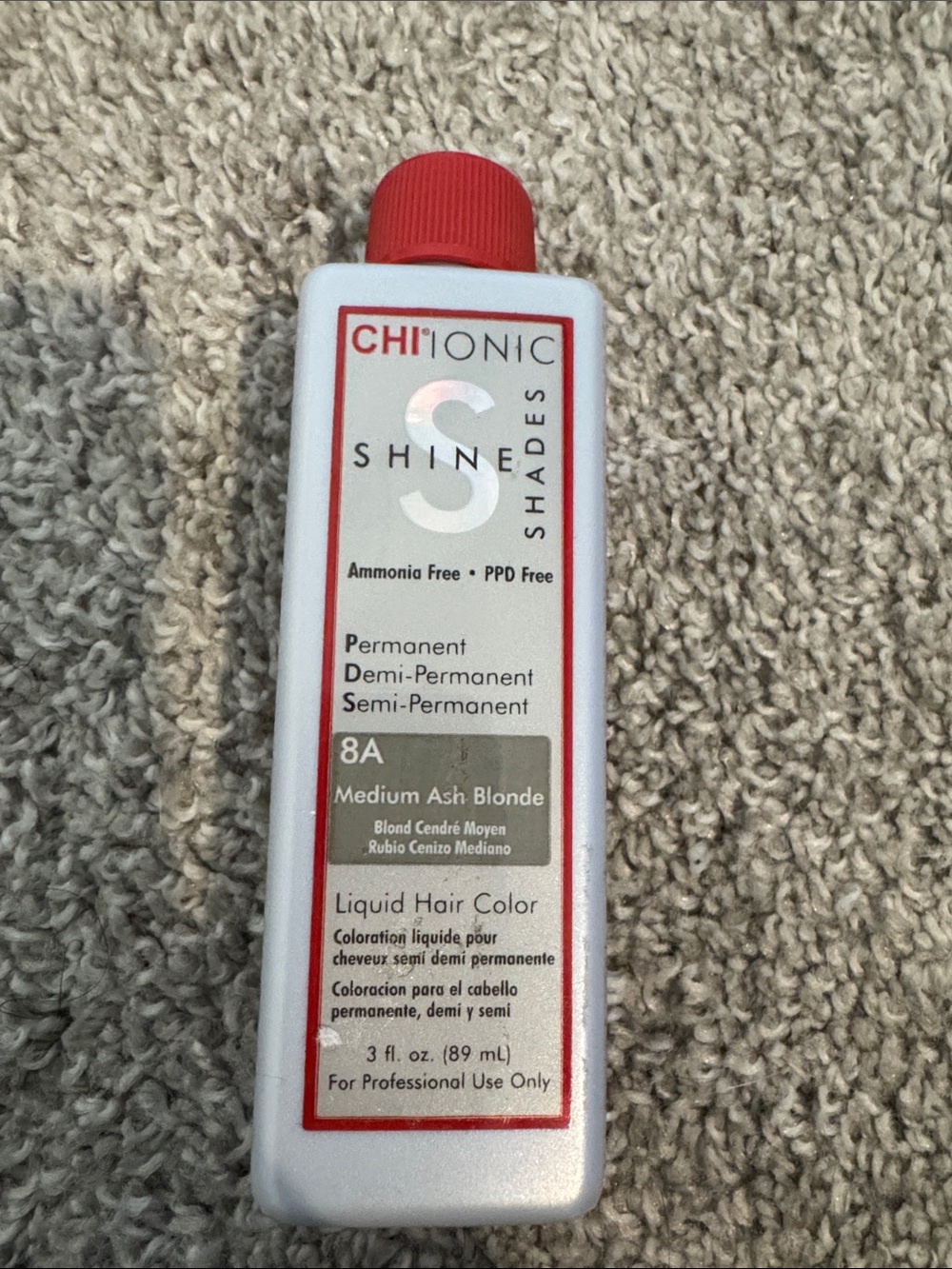CHI Ionic Shine Shades 8A Medium Ash Blonde Liquid Hair Color (Ash Blonde)